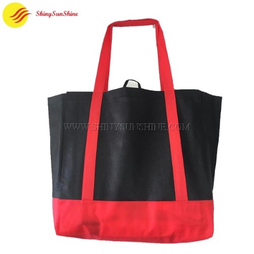 Custom foldable non-woven tote shopping bags