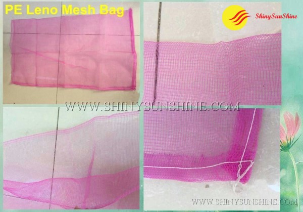 Shiny SunShine PE Leno Custom mesh bags for food packaging