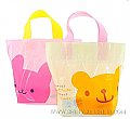 Custom plastic shopping bags with handle