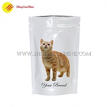 Custom Mylar pet food stand up pouch