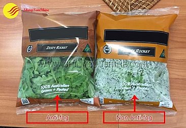 Custom fresh vegetable anti-fog bags