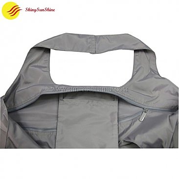 Custom Eco-friendly foldable polyester wholesale tote bags with handles.
