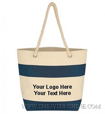 Custom cotton tote shopping bags with handles.